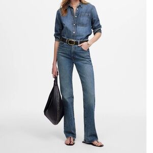 Madewell High Riser Demi Boot Jeans Size 26